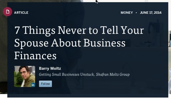 Dont tell your spouse